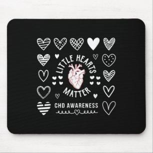 Heart Anatomy Valentine Little Heart Chd Awareness Mouse Pad