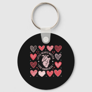 Heart Anatomy Valentine Little Heart Problem Chd A Key Ring