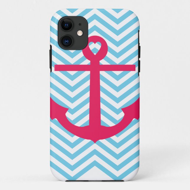 Heart Anchor Case-Mate iPhone Case (Back)