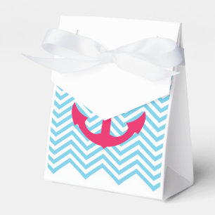 Heart Anchor Ribbon Gift Bag Favour Box