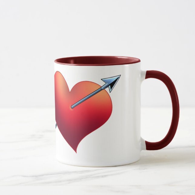 HEART AND ARROW MUG (Right)