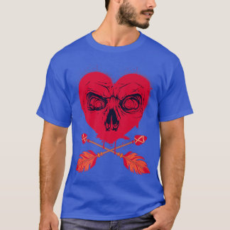 Heart and arrow Skeleton T-Shirt