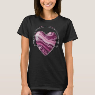 Heart and Headphones T-Shirt