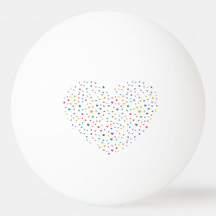 Heart and Little Hearts - Ping-pong Lovers Ping Pong Ball