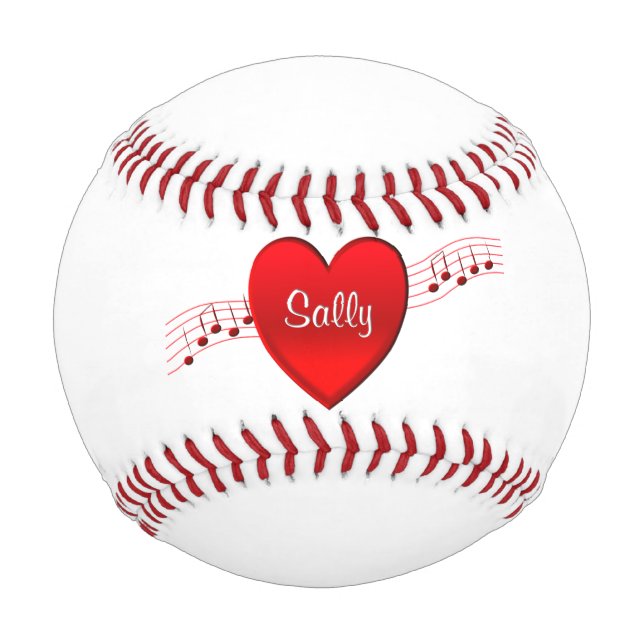 Heart and Music Baseball (Front)