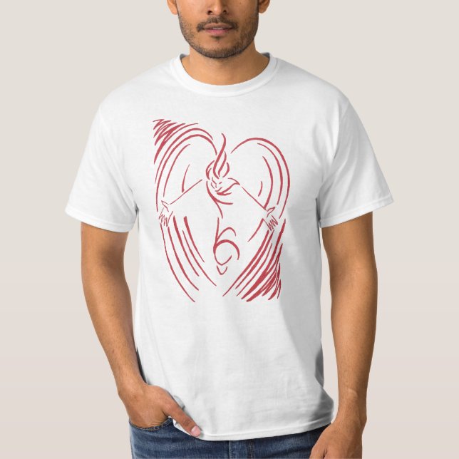 Heart Angel - Basic T T-Shirt (Front)