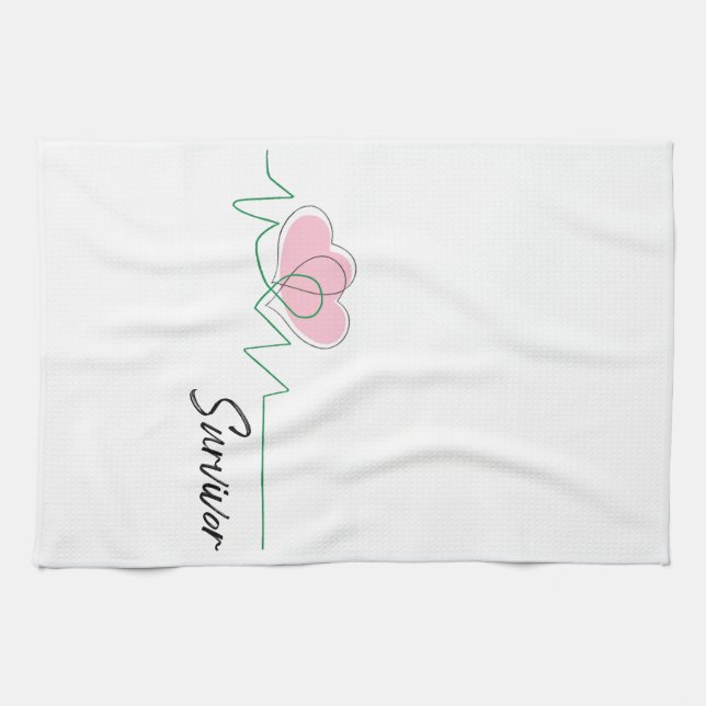 Heart Apron Tea Towel (Horizontal)