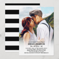 Heart & Arrows Custom Photo Wedding