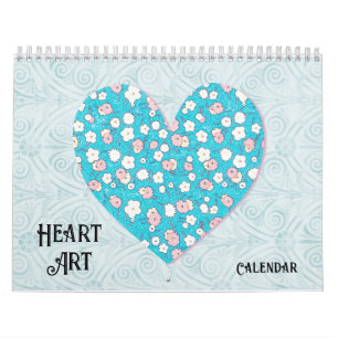 Heart Art Fun Hearts Calendar