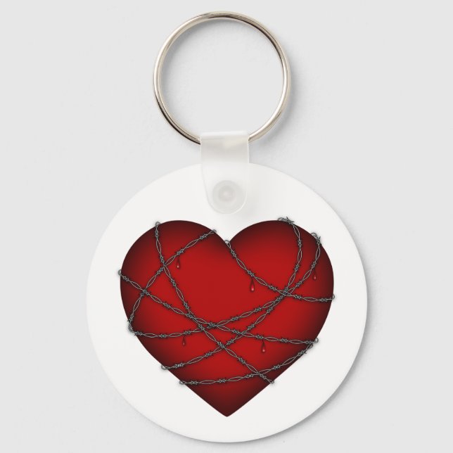 Heart Attack Key Ring (Front)