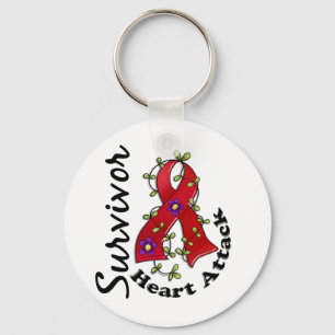 Heart Attack Survivor 15 Key Ring