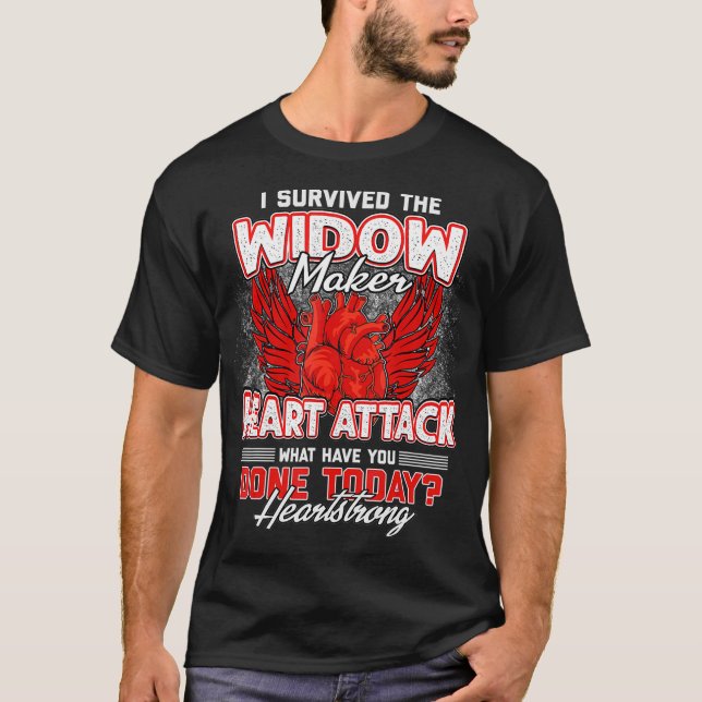 Heart Attack Survivor Open Heart Surgery Gifts Rec T-Shirt (Front)