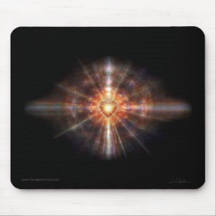 Heart Aura Mouse Pad