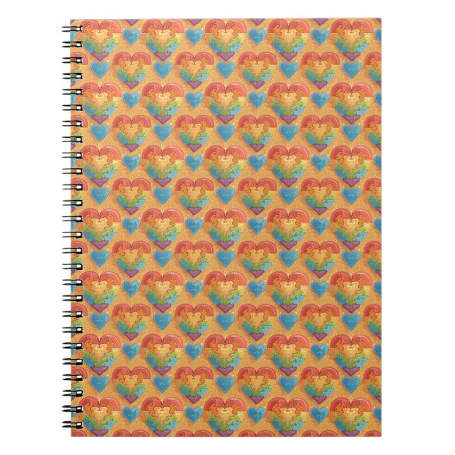 Heart autism notebook (Front)