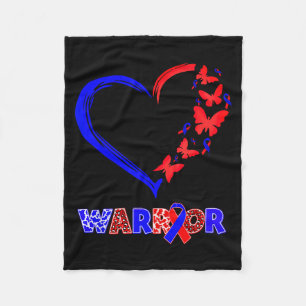 Heart Awareness Chd Awareness Warrior In February Fleece Blanket