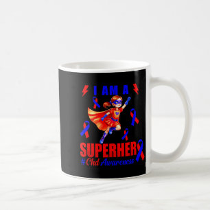 Heart Awareness Superhero Chd Awareness Warrior Gi Coffee Mug
