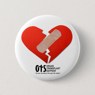 Heart Awareness, Surgery, Survivor Recovery Gift 6 Cm Round Badge