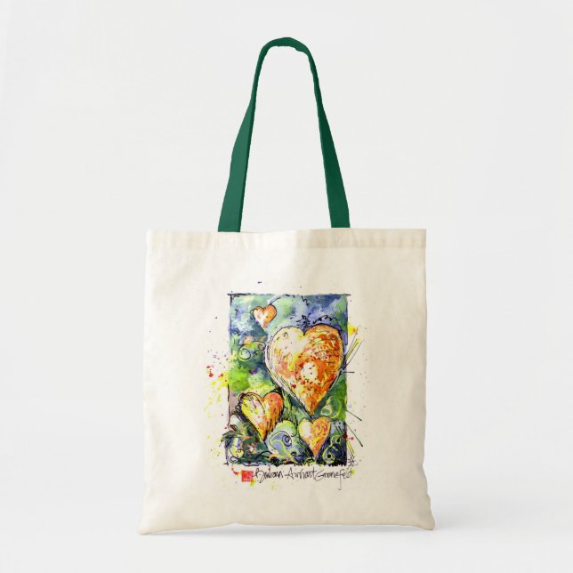 Heart Bag. Tote Bag (Front)