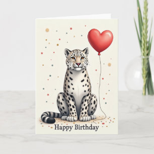 Heart Balloon Birthday Card