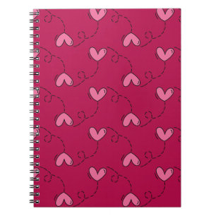 Heart Balloon Pattern Notebook