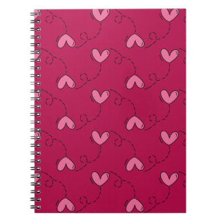 Heart Balloon Pattern Notebook
