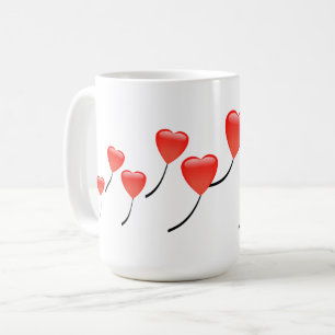 Heart Balloons Coffee Mug