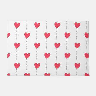 Heart Balloons Doormat