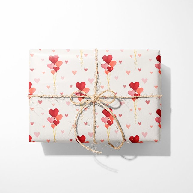Heart Balloons Wrapping Paper (Creator Uploaded)