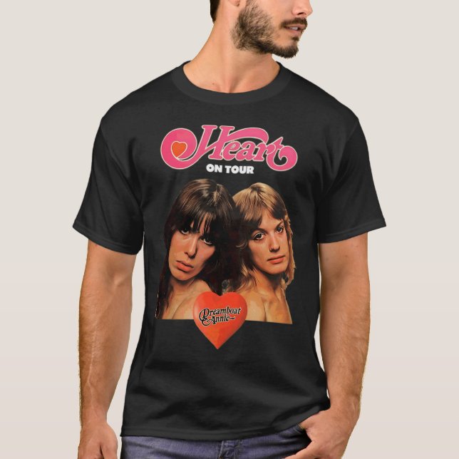 Heart Band Dreamboat Annie T-Shirt (Front)