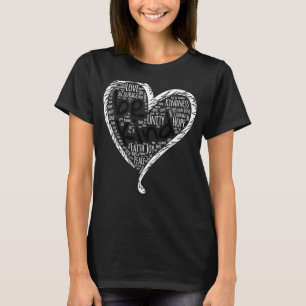 Heart Be Kind Spread Kindness Anti Bullying Orange T-Shirt