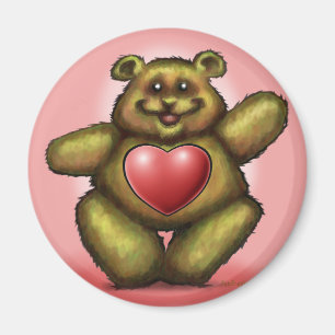 Heart Bear Magnet