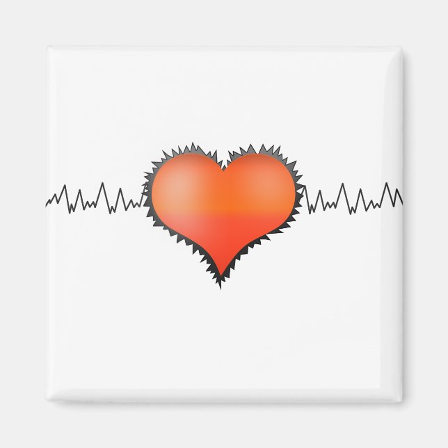 Heart Beat Magnet (Front)