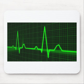 Heart Beat Pulse Trace Mouse Pad
