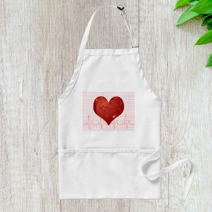 Heart Beat Standard Apron