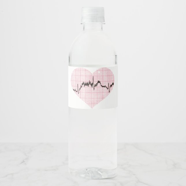 Heart Beat VII Water Bottle Label (Front)
