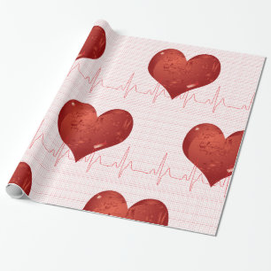 Heart Beat Wrapping Paper
