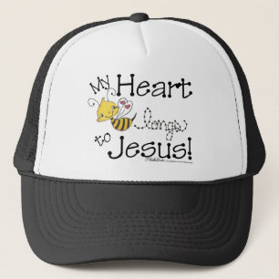 Heart Bee longs to Jesus Trucker Hat