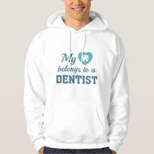 Heart Belongs Dentist Hoodie