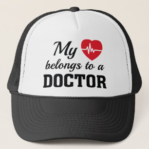 Heart Belongs Doctor Trucker Hat