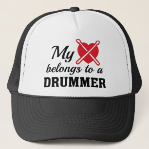 Heart Belongs Drummer Trucker Hat