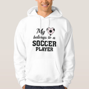 Heart Belongs Soccer Hoodie