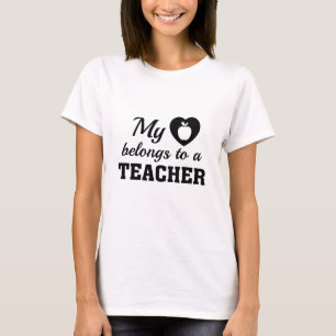 Heart Belongs Teacher T-Shirt