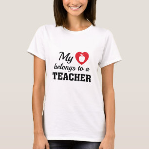 Heart Belongs Teacher T-Shirt