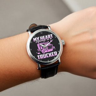 Heart Belongs To A Trucker Watch