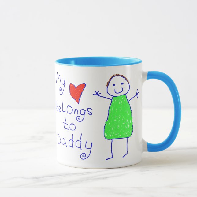 Heart Belongs To Daddy Mug (Right)