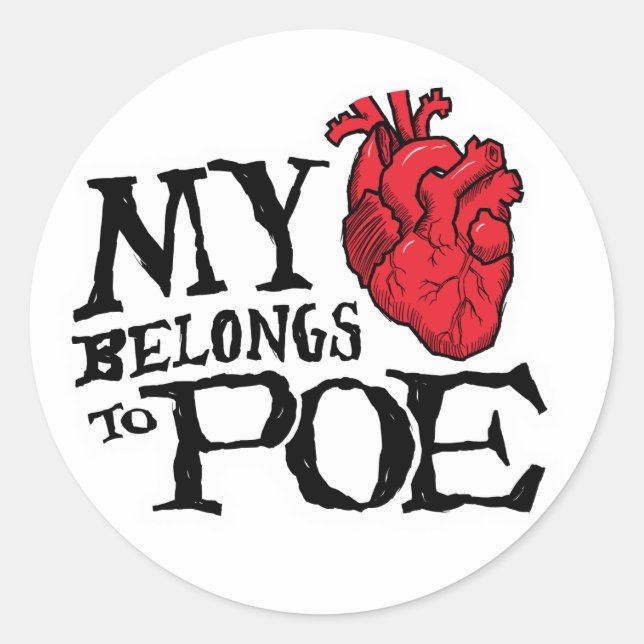 Heart Belongs to Poe Sticker (Front)
