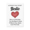 Heart  Bestie Pocket Hug Token, Thinking Of You 