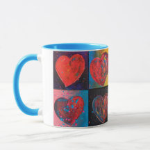 "Heart" Beverage Mug