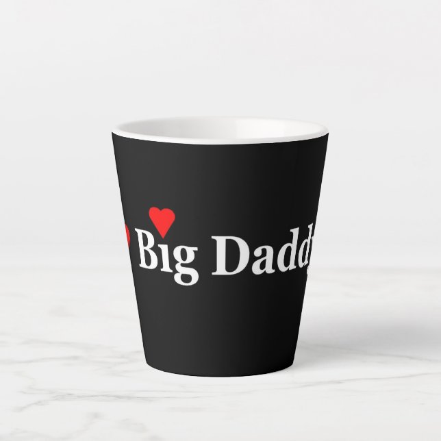 Heart Big Daddy  Latte Mug (Front)