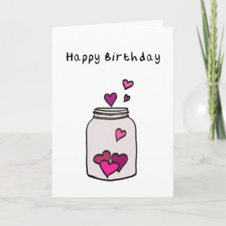Heart Birthday Card